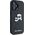 Karl Lagerfeld Karl Lagerfeld KLHCP16SPGKLKCPK iPhone 16 6.1" czarny/black hardcase Monogram Karl&Chaoupette Head Pin