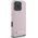 Karl Lagerfeld Karl Lagerfeld KLHMP16LPGMSRPP iPhone 16 Pro 6.3" różowy/pink hardcase FW Metal Plate MagSafe