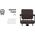 Activeshop Gabbiano fotel fryzjerski Katania Loft Old Leather ciemny brąz