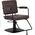 Activeshop Gabbiano fotel fryzjerski Katania Loft Old Leather ciemny brąz