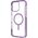 Uniq UNIQ etui Combat iPhone 16 6.1" Magclick Charging różowy/grape pink