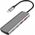 LogiLink LogiLink USB 3.2 Gen2 Hub 4+1-Port aluminium