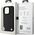 BMW BMW BMHMP16XSLLBK iPhone 16 Pro Max 6.9" czarny/black hardcase Leather Hot Stamp MagSafe