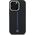 Mercedes Mercedes MEHMP16L23SUMBK iPhone 16 Pro 6.3" czarny/black hardcase Silicone Blue Stripe MagSafe