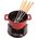 STAUB Mini zestaw do fondue Staub - 10 cm, Czerwony
