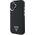 Guess Guess GUHMP16SPGTSPSK iPhone 16 6.1" czarny/black hardcase Grained Triangle MagSafe