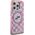 Karl Lagerfeld Karl Lagerfeld KLHMP15LHMCKMHP iPhone 15 Pro 6.1" różowy/pink IML Monogram Karl&Choupette Head MagSafe