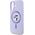 Karl Lagerfeld Karl Lagerfeld KLHMP16SSCMKCRHU iPhone 16 6.1" fioletowy/purple hardcase Silicone Karl&Choupette Ring MagSafe