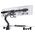 StarTech StarTech 3M1A3SG-MONITOR-ARM uchwyt / stojak do monitorów 68,6 cm (27") Biurko Czarny, Srebrny