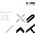 DPM TRC PROFILE RECES STS001W 1M WHITE
