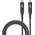 Kabel USB Cellular Line Cellularline 5A Fast Transfer Cable 1m USB Typ-C/ Typ-C Black