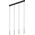 Lampa wisząca TKKRYWULT TK Lighting Martin 4503 lampa wisząca zwis 4x6W G9 czarna/biała
