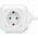 Orno ORNO FRONT CUB 4x2P+Z, 2xUSB, 1.4M, WHITE