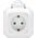 Orno ORNO FRONT CUB 4x2P+Z, 2xUSB, 1.4M, WHITE