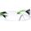 Uvex uvex pheos spectacles black/green