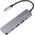 HUB USB Fixed Fixed | 5-port USB-C HUB Mini for laptops and tablets | FIXHU-MN-GR | Gray