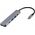HUB USB Fixed Fixed | 5-port USB-C HUB Mini for laptops and tablets | FIXHU-MN-GR | Gray