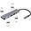 HUB USB Fixed Fixed | 5-port USB-C HUB Mini for laptops and tablets | FIXHU-MN-GR | Gray