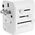 Fixed Fixed | Voyager World Adapter | FIXCT30-1C2A-WH | USB-A/USB-C | Travel Adapter