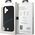 BMW BMW BMHMP16S23RDCLK iPhone 16 6.1"        czarny/black hardcase Sign Leather Textured And Line MagSafe