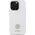 Guess Guess GUHCP16LM4DGPH iPhone 16 Pro 6.3"   biały/white hardcase Silicone Logo Strass 4G