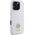 Guess Guess GUHCP16LM4DGPH iPhone 16 Pro 6.3"   biały/white hardcase Silicone Logo Strass 4G