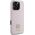 Guess Guess GUHCP16XM4DGPP iPhone 16 Pro Max    6.9" jasnoróżowy/pink hardcase Silicone Logo Strass 4G