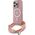Guess Guess GUHMP16XHCTSGNSP iPhone 16 Pro Max  6.9" różowy/pink hardcase Crossbody Cord Script MagSafe