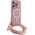 Guess Guess GUHMP16XHCTSGNSP iPhone 16 Pro Max  6.9" różowy/pink hardcase Crossbody Cord Script MagSafe
