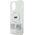 Karl Lagerfeld Karl Lagerfeld KLHMP16MLGKISGH iPhone 16  Plus 6.7" hardcase transparent Liquid Glitter Karl Head Magsafe