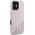 Karl Lagerfeld Karl Lagerfeld KLHMP16SSCMKMPCP iPhone    16 6.1" różowy/pink hardcase Silicone Shadow Metal Initial MagSafe