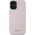 Guess Guess GUHCP16SSMBSLP iPhone 16 6.1"       różowy/pink hardcase Silicone Script Metal Logo & Frame