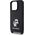 Karl Lagerfeld Karl Lagerfeld KLHCP16LSAKCPBK iPhone 16  Pro 6.3" czarny/black hardcase Saffiano Karl&Choupette Metal Pin CBDY Strap
