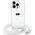 Karl Lagerfeld Karl Lagerfeld KLHMP16SHCKHNT iPhone 16   6.1" hardcase transparent Crossbody IML Karl Head Magsafe