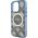 Guess Guess GUHMP16XH4PYEEB iPhone 16 Pro Max 6.9" blue/blue hardcase IML Peony On 4G Background MagSafe