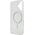Guess Guess GUHMP16MHFGERET iPhone 16 Plus 6.7" transparent hardcase IML Glitter Circle MagSafe