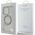 Guess Guess GUHMP16XHFWFCK iPhone 16 Pro Max 6.9" black/black hardcase IML Flowers Wreath MagSafe