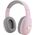 Słuchawki HelloKitty Hello Kitty słuchawki nauszne Bluetooth HKBHA1BKHLMP różowe/pink Metal Logo
