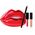 Huda Beauty Set Huda Beauty: Huda Beauty, Matte, Liquid Lipstick, 1.9 ml *Miniature + Huda Beauty, Lip Liner, 1.2 g + Lip Strobe, Liquid Lipstick, 2 ml *Miniature For Women