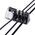 Organizer StarTech StarTech CABLE-ORGANIZER-LOCK organizator na kable Biurko Uchwyt na kabel Czarny