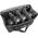 CASE4ME CASE4ME pokrowiec na 4 szt PAR LED SLIM FLAT EFEKT