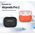 Tech-Protect Etui APPLE AIRPODS PRO 1 / 2 Tech-Protect Silicone Neon pomarańczowe