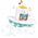 BB JUNIOR BB JUNIOR bath toy Splash 'N Play Music Tugboat, 16-89024