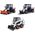 Bburago BBURAGO 10cm construction vehicle Bobcat, assort., 18-31800
