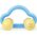 Hape HAPE rattle and roll toy car, E0071A