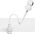 Niania Lionelo LIONELO holder for a mobile nanny, LOC-FLEXIGRIP WHITE