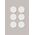Carriwell CARRIWELL washable breast pads 6 pcs. White 125