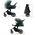 Wózek KinderKraft KINDERKRAFT stroller 3in1 PRIME 2 3IN1 MINK PRO DARK GREEN, KSPRIM02GRE300I