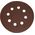 Drel Perforated adhesive sandpaper. Nov. P180, 5 pcs.
