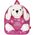 Perletti PERLETTI mini backpack with removable plush Paris puppies, 13080
